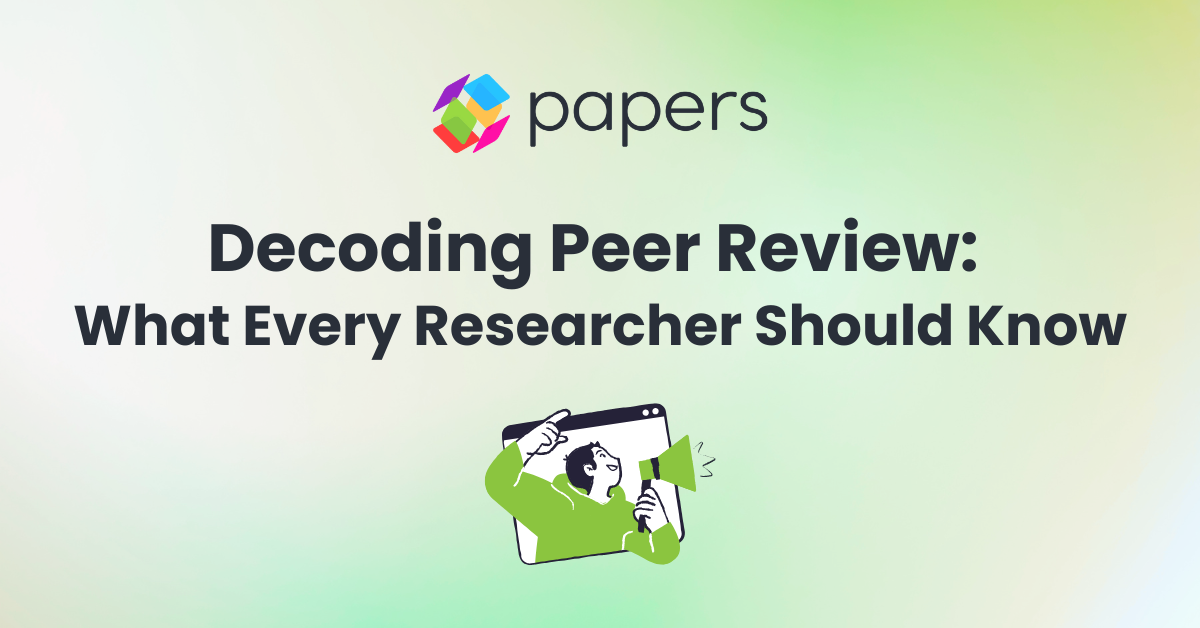 Decoding Peer Review Blog Post Header