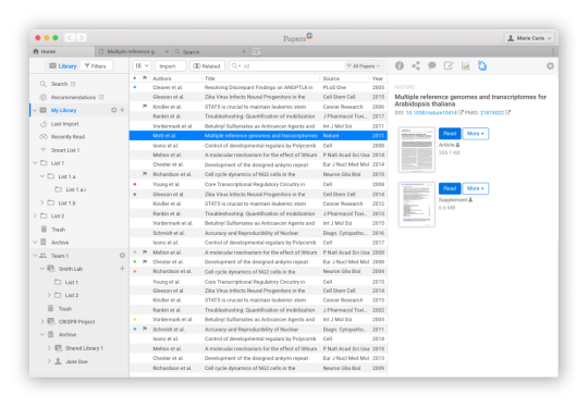 ReadCube Papers Library