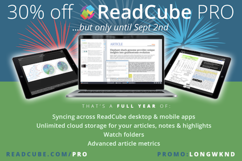 30% off readcube (legacy)